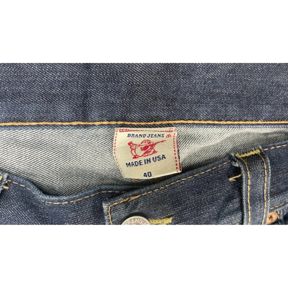 True Religion World‎ Tour Ricky Vtg Y2K Men's 5 Pocket Denim Shorts Size 40